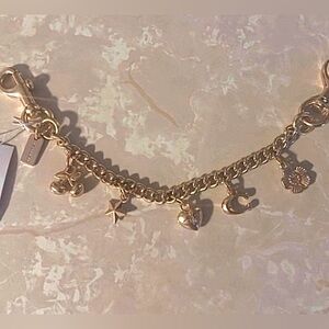 Gold Charm Short Strap 11inches